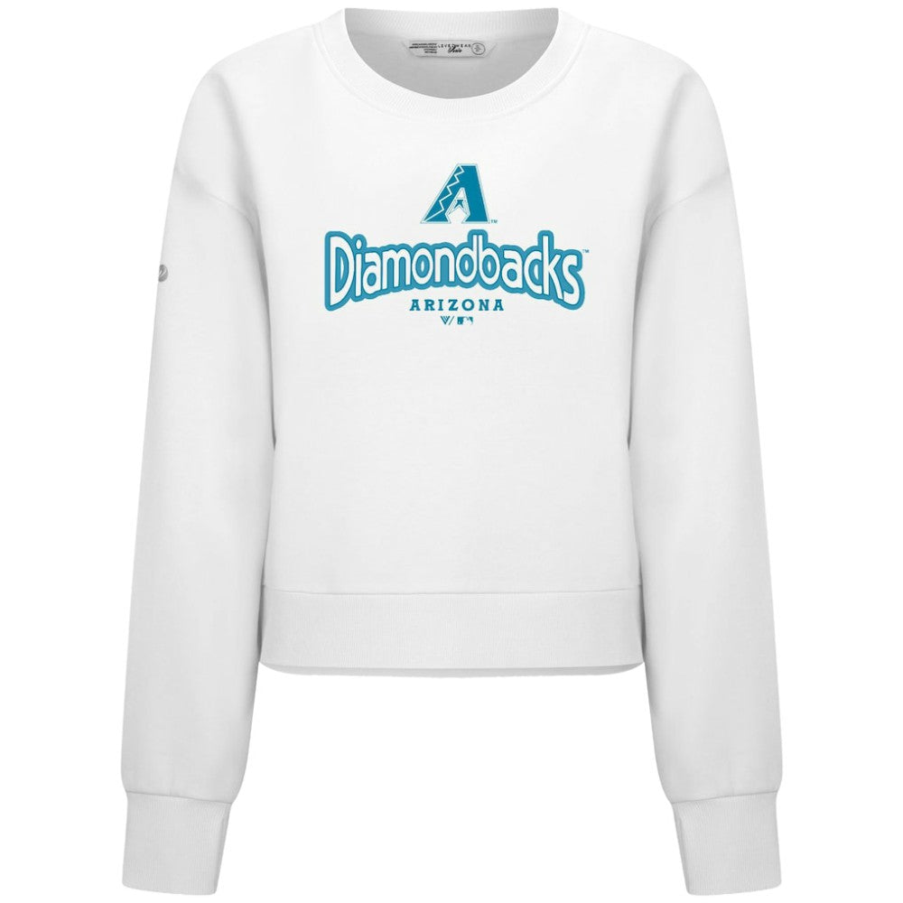 Arizona Diamondbacks Levelwear Women's Judd Cornerstone Cropped Sweatshirt - MLB