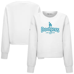 Los Angeles Dodgers Levelwear Women's Judd Cornerstone Cropped Sweatshirt - MLB