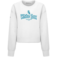 Chicago White Sox Levelwear Women's Judd Cornerstone Cropped Sweatshirt - MLB