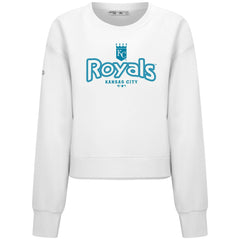 Kansas City Royals Levelwear Women's Judd Cornerstone Cropped Sweatshirt - MLB
