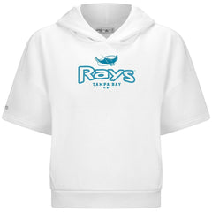Tampa Bay Rays Levelwear Women's Amber Short Sleeve Cornerstone Hoodie - MLB