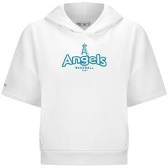 Los Angeles Angels Levelwear Women's Amber Short Sleeve Cornerstone Hoodie - MLB