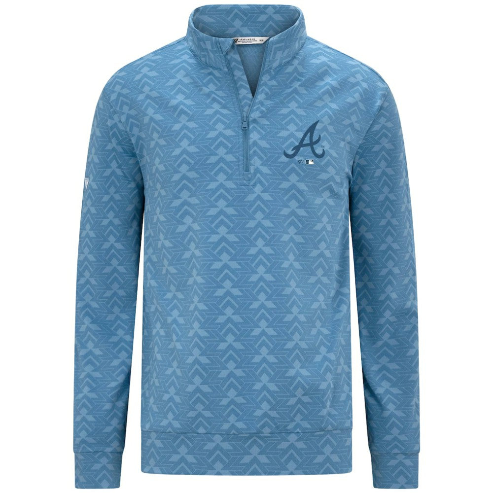 Atlanta Braves Levelwear Chameleon Quarter-Zip Pullover - MLB