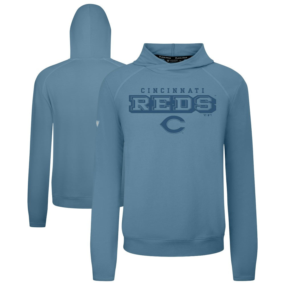 Cincinnati Reds Levelwear Mandate Tri-Blend Hoodie - MLB