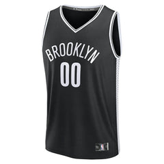 Brooklyn Nets Fast Break Custom Jersey Icon Edition Black - NBA