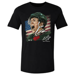Matthew Boldy US Men's Hockey 500 Level Flag T-Shirt - Black - NHL