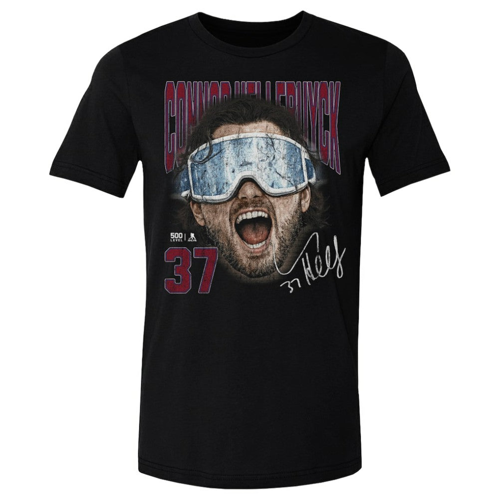 Connor Hellebuyck US Men's Hockey 500 Level Goggles T-Shirt - Black - NHL