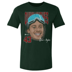 Quinn Hughes US Men's Hockey 500 Level Goggles T-Shirt - Forest Green - NHL