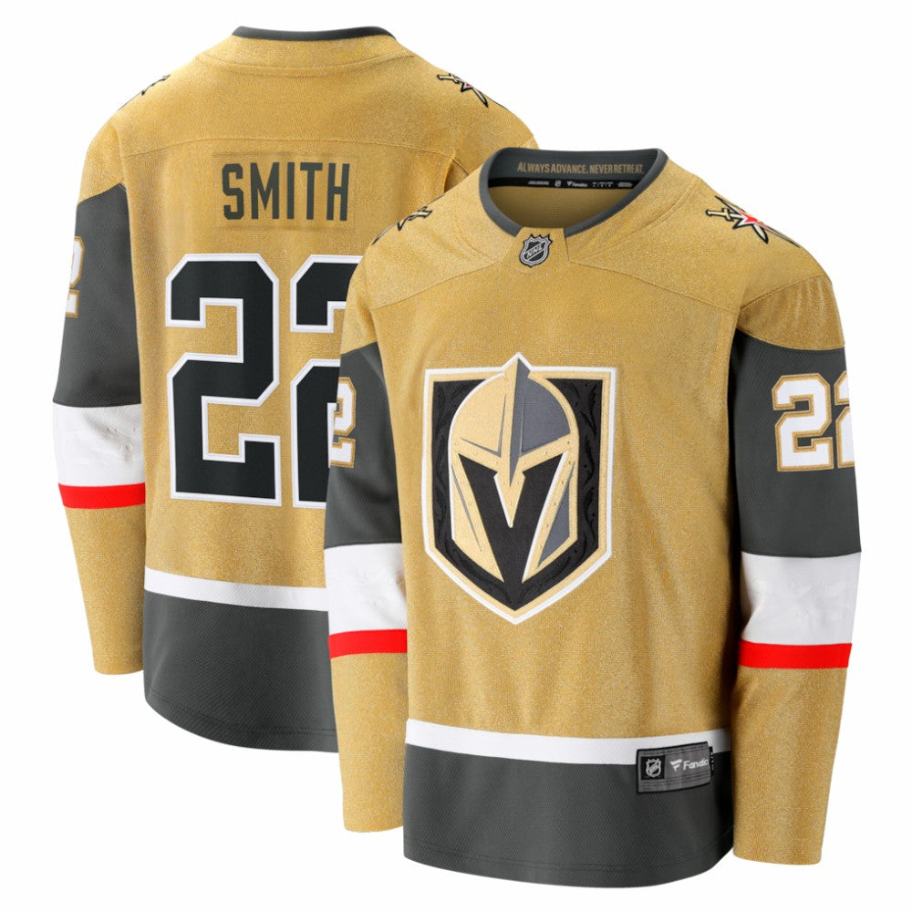 Cole Smith Vegas Golden Knights Fanatics Home Breakaway Jersey - Gold - NHL