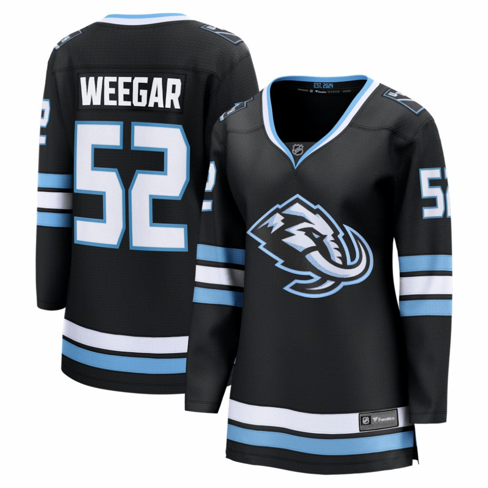 MacKenzie Weegar Utah Mammoth Fanatics Women's Home Breakaway Jersey - Black - NHL