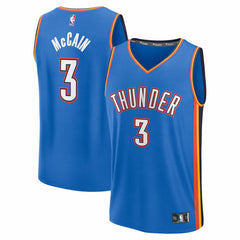 Jared McCain Oklahoma City Thunder Fast Break Replica Jersey Icon Edition Blue - NBA