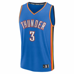 Jared McCain Oklahoma City Thunder Fast Break Replica Jersey Icon Edition Blue - NBA