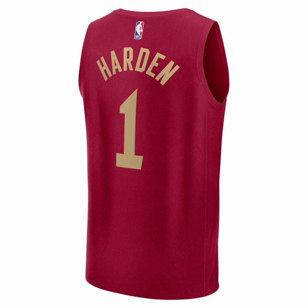 James Harden Cleveland Cavaliers Fast Break Replica Jersey Icon Editi- Wine - NBA