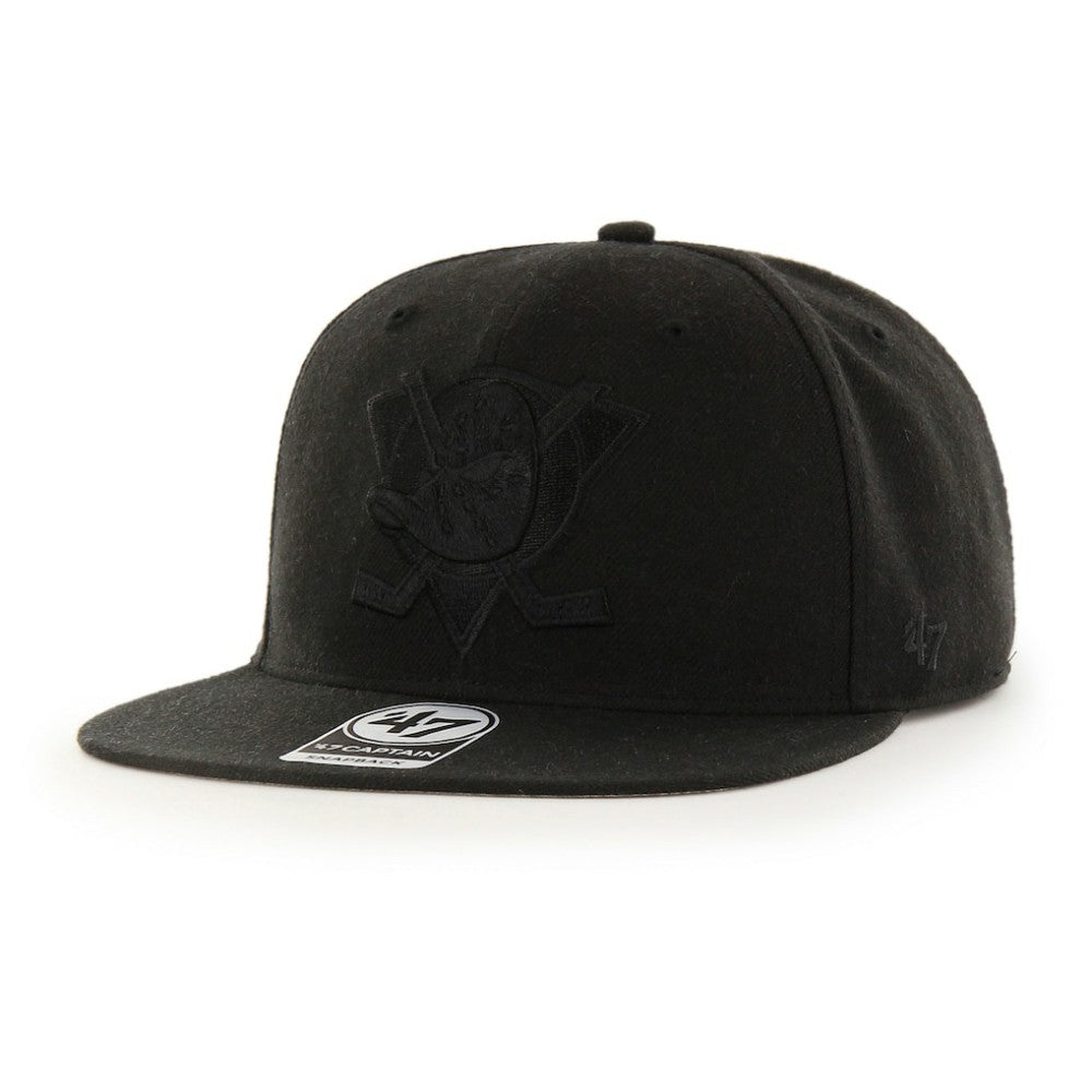 Anaheim Ducks '47 No Shot Captain Snapback Hat - Black - NHL