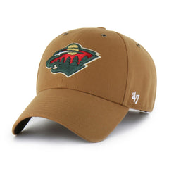 Minnesota Wild Carhartt x '47 MVP Structured Adjustable Hat - Tan - NHL
