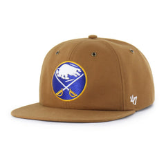 Buffalo Sabres Carhartt x '47 Captain Snapback Hat - Tan - NHL