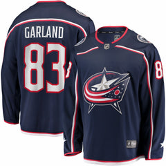 Conor Garland Columbus Blue Jackets Fanatics Home Breakaway Jersey - Navy - NHL