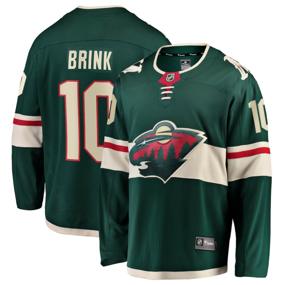 Bobby Brink Minnesota Wild Fanatics Home Breakaway Jersey - Green - NHL