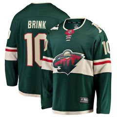 Bobby Brink Minnesota Wild Fanatics Home Breakaway Jersey - Green - NHL