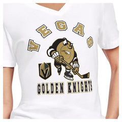 Vegas Golden Knights Starter Women's Tough Puck T-Shirt - White - NHL