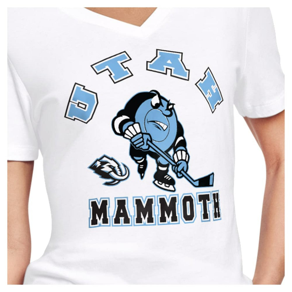 Utah Mammoth Starter Women's Tough Puck T-Shirt - White - NHL