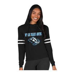 Utah Mammoth Concepts Sport Women's Marathon Long-Sleeve Hooded T-Shirt - Black - NHL