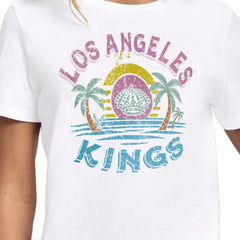 Los Angeles Kings Starter Women's Tonal Beach T-Shirt - White - NHL