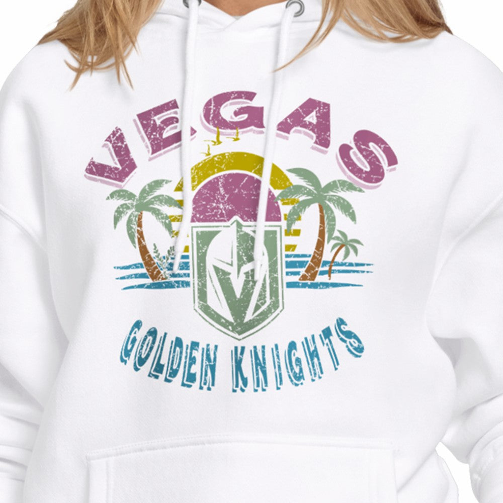 Vegas Golden Knights Starter Women's Tonal Beach Hoodie - White - NHL