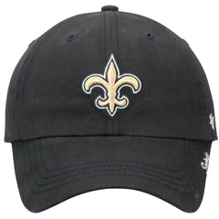 New Orleans Saints '47 Women's Miata Clean Up Adjustable Hat Black | 47 brand