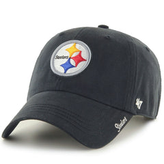 Pittsburgh Steelers '47 Women's Miata Clean Up Adjustable Hat Black | 47 brand