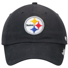 Pittsburgh Steelers '47 Women's Miata Clean Up Adjustable Hat Black | 47 brand