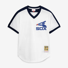Carlton Fisk Chicago White Sox Mitchell & Ness Authentic Batting Practice Jersey - MLB