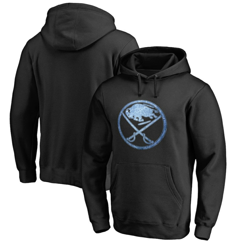 Buffalo Sabres Rinkside Pond Hockey Pullover Hoodie - Black - NHL