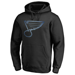 St. Louis Blues Rinkside Pond Hockey Pullover Hoodie - Black - NHL