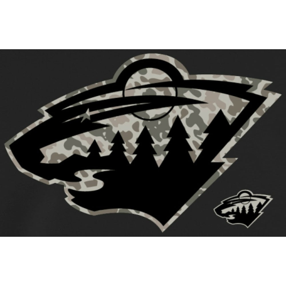Minnesota Wild Rink Warrior Pullover Hoodie - Black - NHL