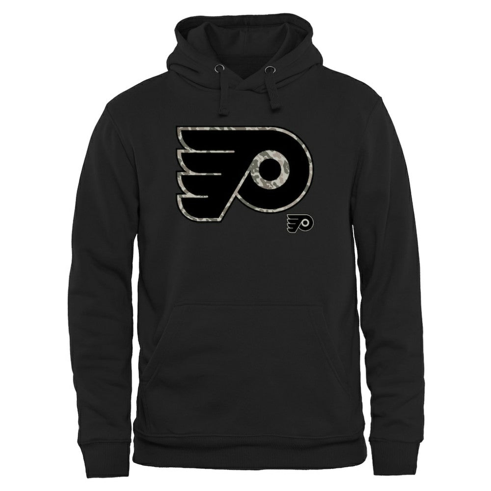 Philadelphia Flyers Rink Warrior Pullover Hoodie - Black - NHL