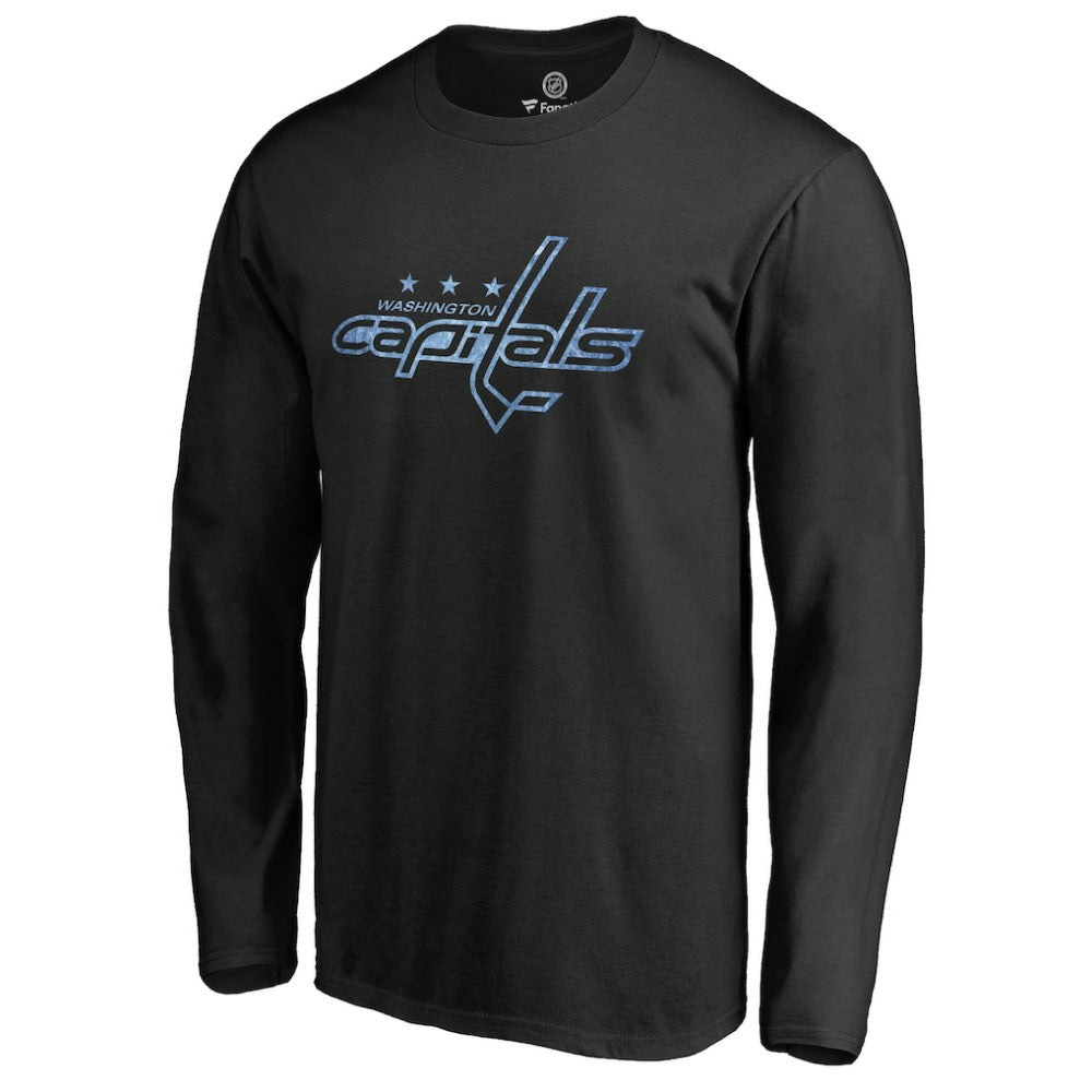 Washington Capitals Pond Hockey Long Sleeve T-Shirt - Black - NHL