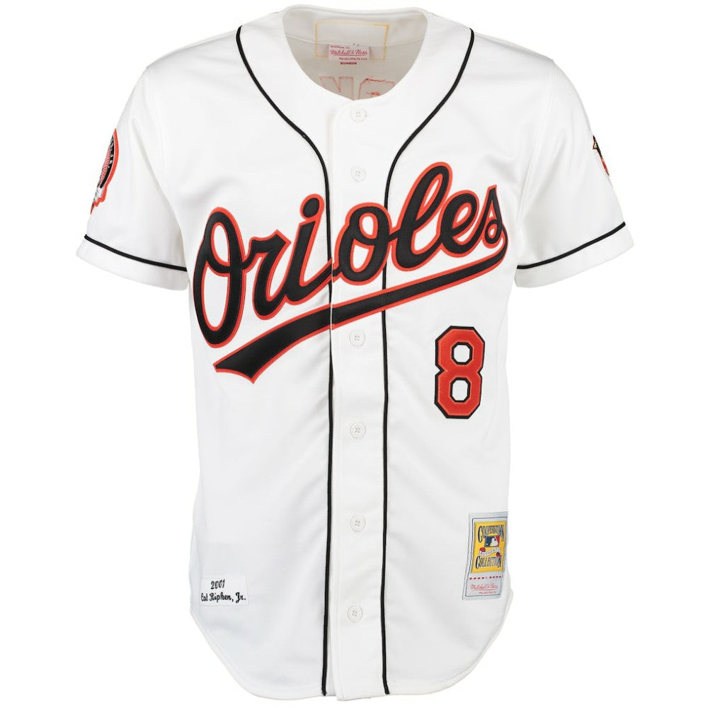 Cal Ripken Baltimore Orioles Mitchell & Ness Home Authentic Jersey - MLB