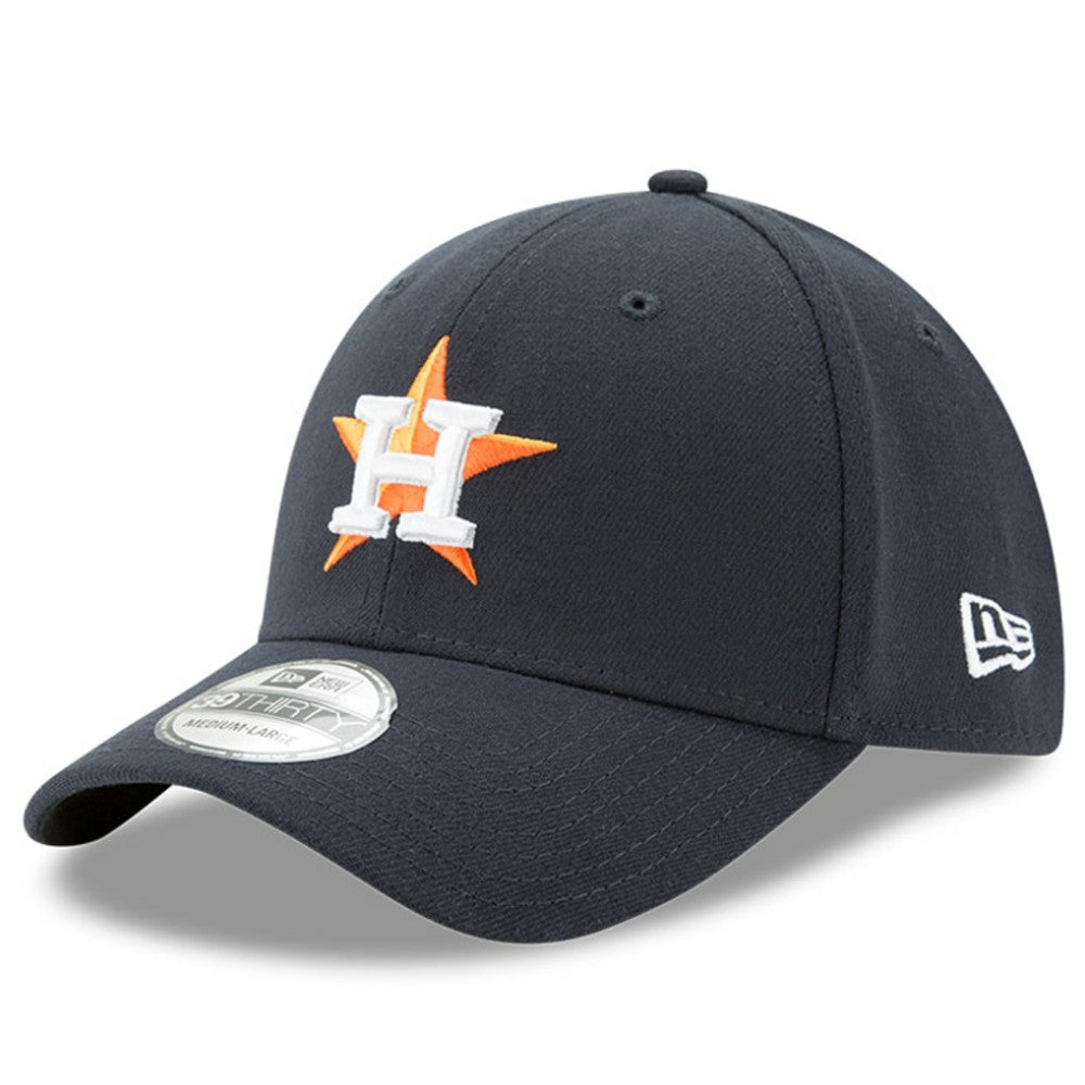 Houston Astros New Era Button Team Classic 39THIRTY Flex Hat - MLB