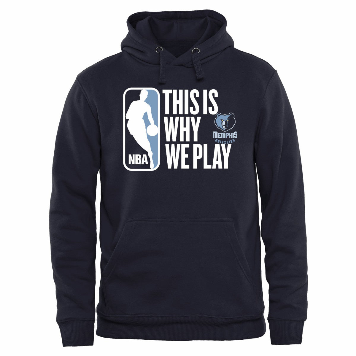 Memphis Grizzlies This Is Why We Play Pullover Hoodie Navy - NBA