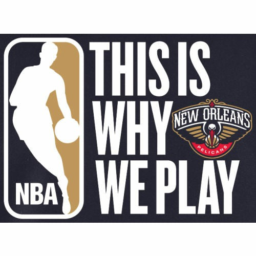 New Orleans Pelicans This Is Why We Play Pullover Hoodie Navy - NBA