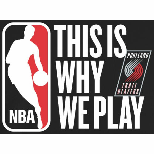 Portland Trail Blazers This Is Why We Play Pullover Hoodie Black - NBA