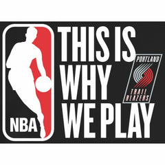 Portland Trail Blazers This Is Why We Play Pullover Hoodie Black - NBA