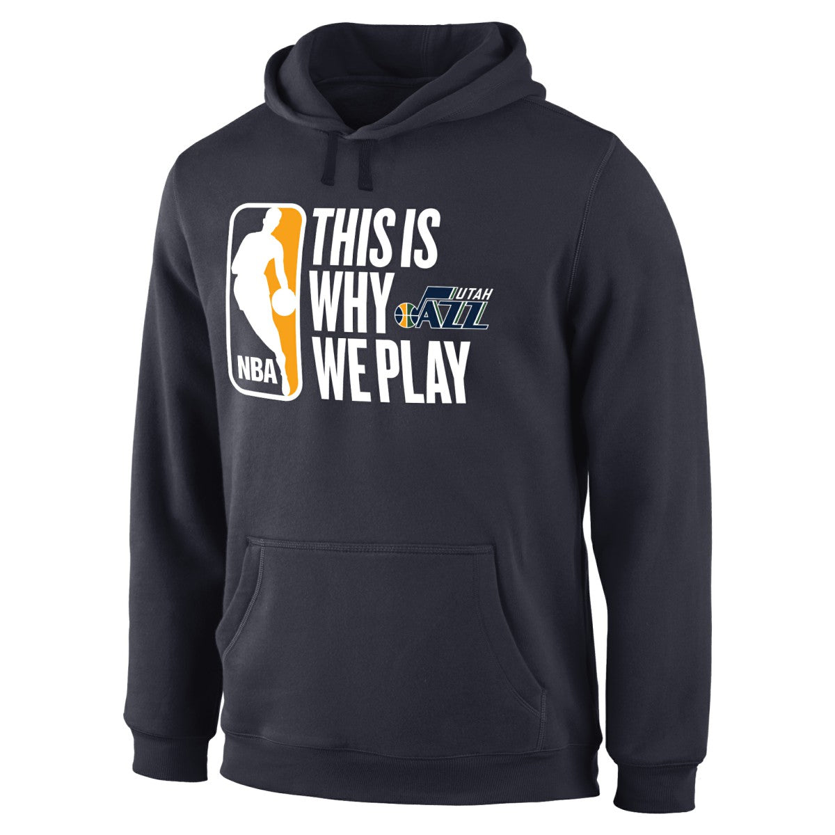 Utah Jazz This Is Why We Play Pullover Hoodie Navy - NBA