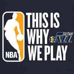 Utah Jazz This Is Why We Play Pullover Hoodie Navy - NBA