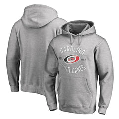 Carolina Hurricanes Heritage Pullover Hoodie - Ash - NHL