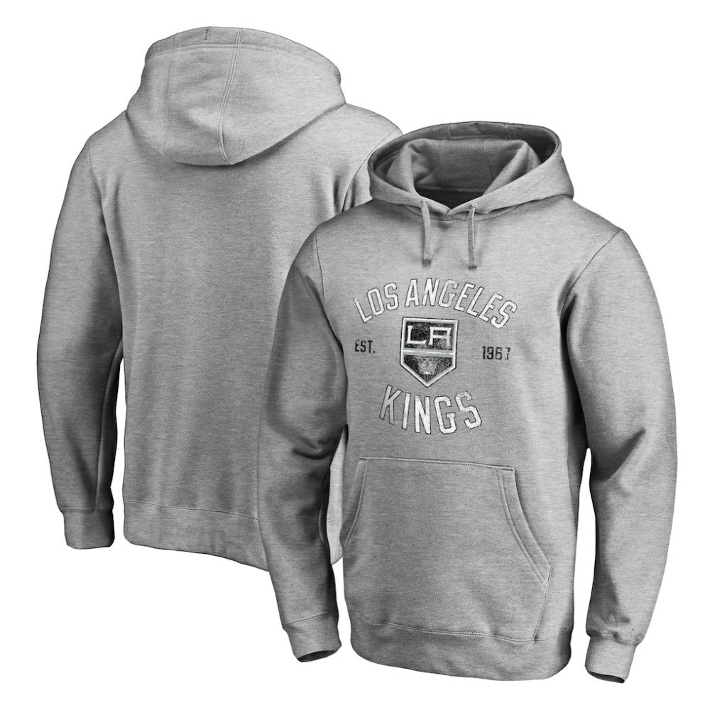 Los Angeles Kings Heritage Pullover Hoodie - Ash - NHL
