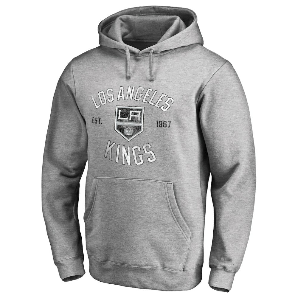Los Angeles Kings Heritage Pullover Hoodie - Ash - NHL