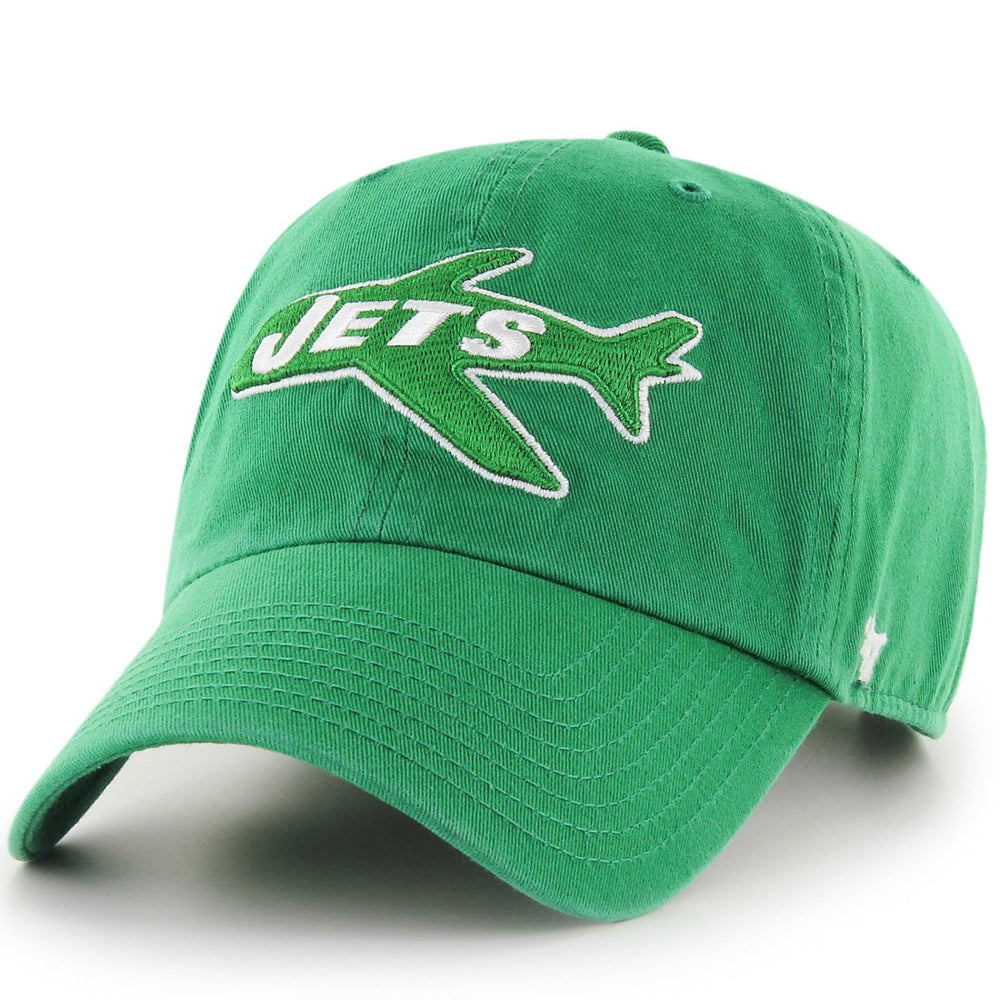 New York Jets '47 Historic Clean Up Adjustable Hat Kelly Green | 47 brand