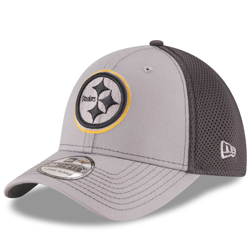 Pittsburgh Steelers New Era Grayed Out Neo 2 39THIRTY Flex Hat Gray/Graphite | NFL